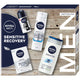 Nivea Men Sensitive Recovery Collection zestaw żel pod prysznic 3w1 250ml + antyperspirant roll-on 50ml + balsam po goleniu 100ml + pianka do golenia 200ml