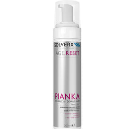 SOLVERX Age Reset pianka do mycia twarzy i demakijażu 200ml