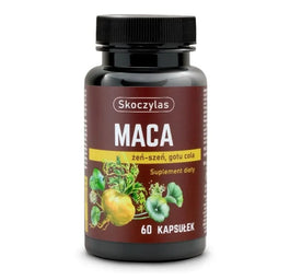Skoczylas Maca Żeń-szeń Gotu Cola suplement diety 60 kapsułek