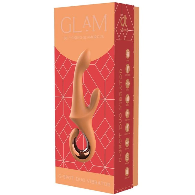 Dream Toys Glam G-Spot Duo Vibrator wibrator duo do punktu G Pomarańczowy