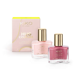 KIKO Milano Hug Couture Close To You Nail Lacquer Duo zestaw neutralna baza i błyszczący topper 2x10ml