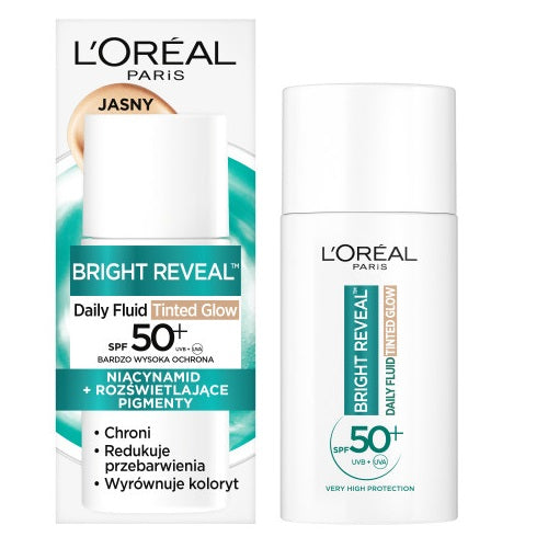 L'Oreal Paris Bright Reveal fluid redukujący przebarwienia z SPF50+ Odcień Jasny 50ml
