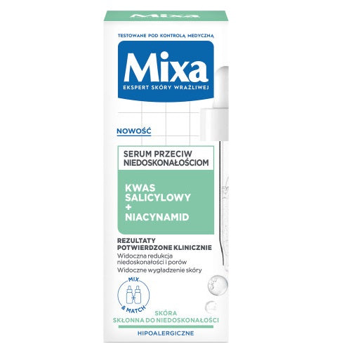 MIXA Lab serum przeciw niedoskonałościom Kwas Salicylowy + Niacynamid 30ml