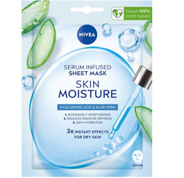 Nivea Skin Moisture maska w płachcie z serum nawilżającym