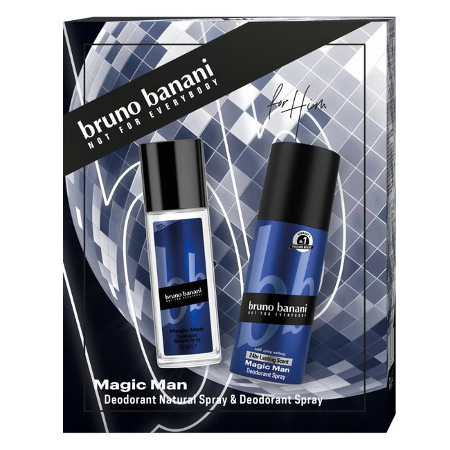 Bruno Banani Magic Man zestaw dezodorant w naturalnym sprayu 75ml + dezodorant spray 150ml