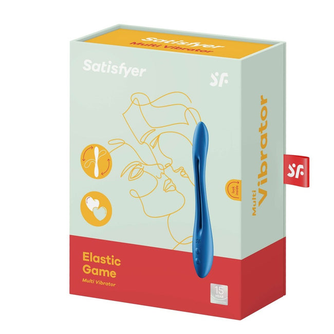 Satisfyer Elastic Game wielofunkcyjny wibrator Dark Blue
