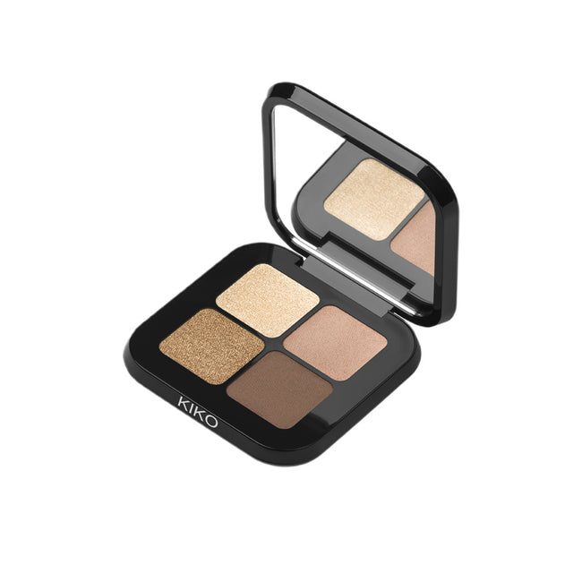 KIKO Milano Bright Quartet Eyeshadow Palette paleta czterech cieni do powiek