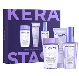 Kerastase Blond Absolu zestaw szampon do włosów 80ml + odżywka do włosów 75ml + olejek do włosów 50ml