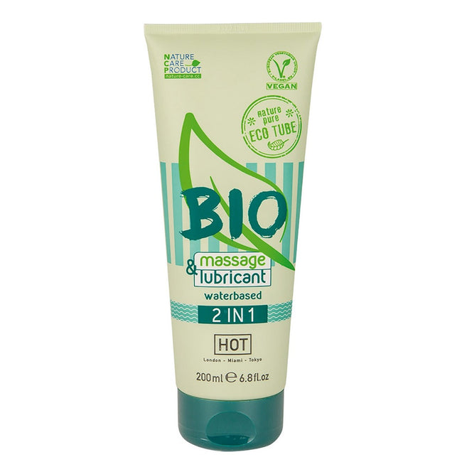 Hot Bio 2in1 Massage & Lube lubrykant na bazie wody 200ml