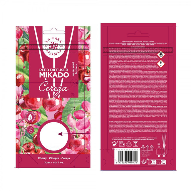 La Casa de los Aromas Mikado patyczki zapachowe Wiśnia 30ml
