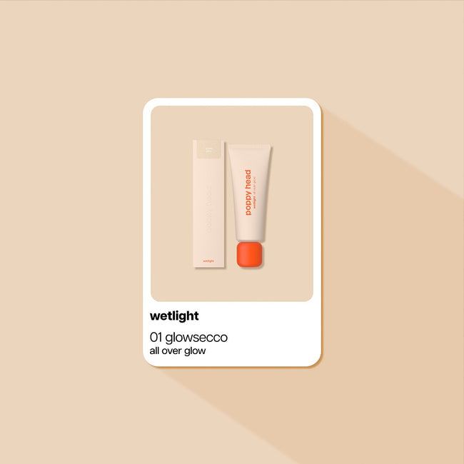 Poppy Head Wetlight płynny rozświetlacz do ciała i twarzy 50ml
