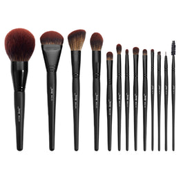 JESSUP Makeup Lover Makeup Brush Collection zestaw pędzli do makijażu Phantom Black 13szt.