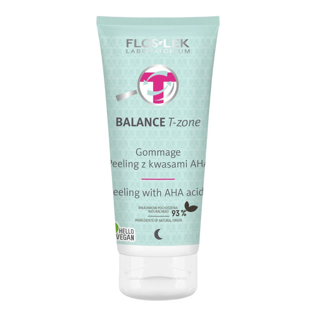 Floslek Balance T-Zone Gommage peeling z kwasami AHA 125ml