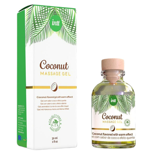 INTT Massage Gel wegańsk żel do masażu i seksu oralnego Coconut 30ml