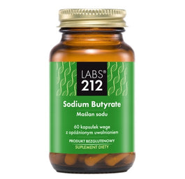 LABS212 Sodium Butyrate maślan sodu suplement diety 60 kapsułek
