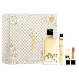 Yves Saint Laurent Libre Pour Femme zestaw woda perfumowana spray 90ml + woda perfumowana spray 10ml + pomadka do ust 1.3g