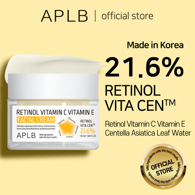 APLB Retinol Vitamin C Vitamin E Facial Cream rozświetlający krem do twarzy 55ml