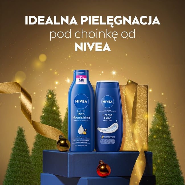 Nivea Moment Of Care zestaw żel pod prysznic 250ml + odżywcze mleczko do ciała 250ml