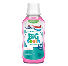 Aquafresh Big Teeth płyn do płukania jamy ustnej dla dzieci 6+ 300ml