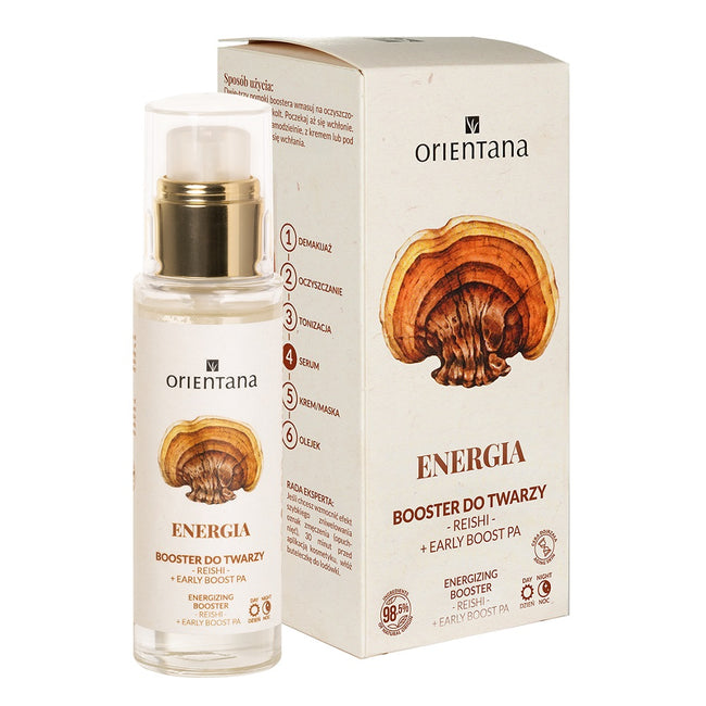 ORIENTANA Booster energetyzujący Reishi i Czerwona Alga 30ml