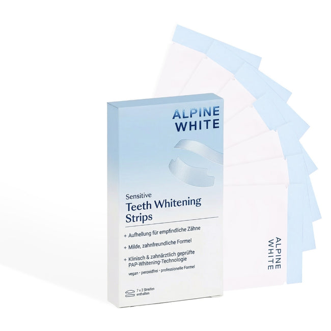 Alpine White Whitening Strips Sensitive paski wybielające do zębów wrażliwych 14szt