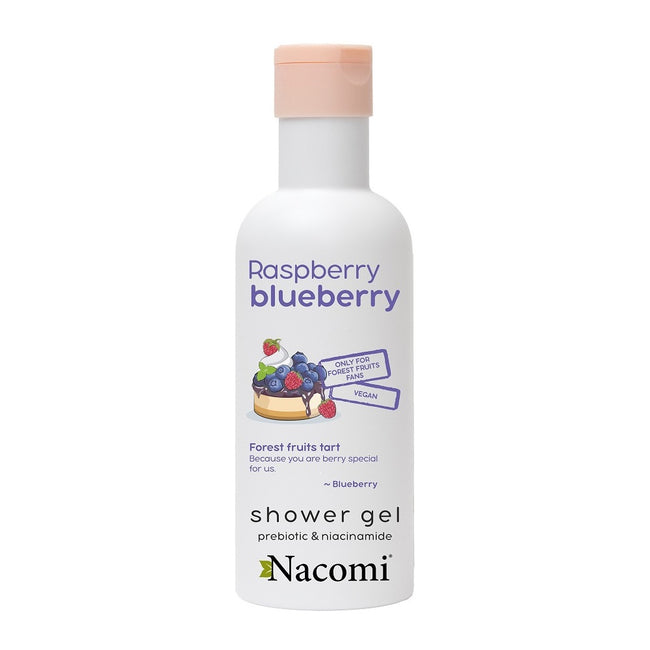 Nacomi Żel pod prysznic borówka i malina 300ml