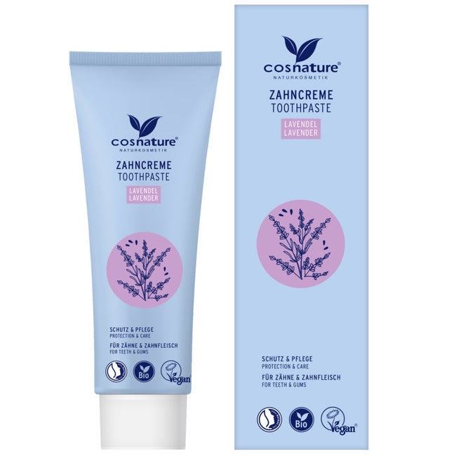 Cosnature Toothpaste pasta do zębów z fluorem lawenda/mięta 75ml