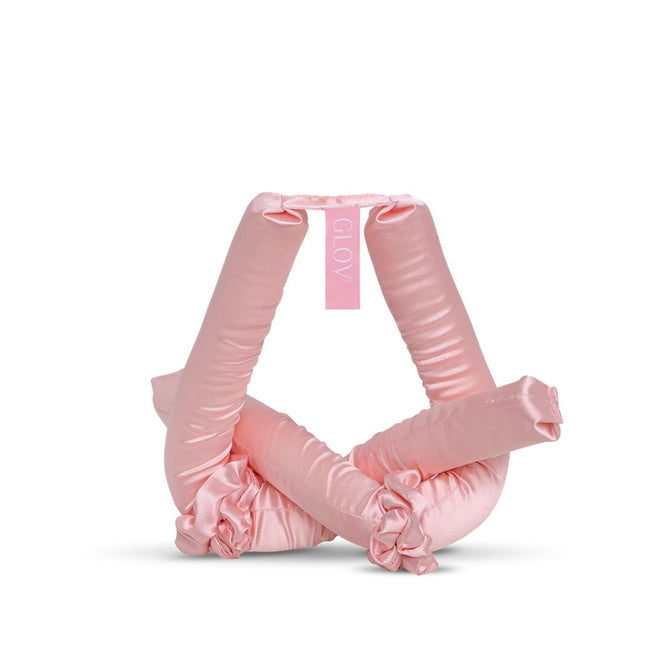 Glov Satin CoolCurl innowacyjna lokówka do kręcenia włosów bez użycia ciepła + frotki 2szt Pink
