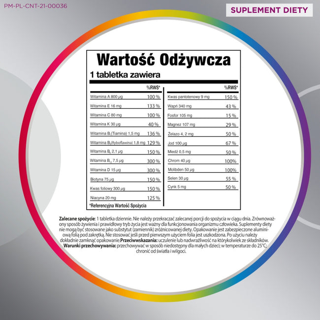 Centrum Silver Woman 50+ multiwitaminy dla kobiet suplement diety 90 tabletek