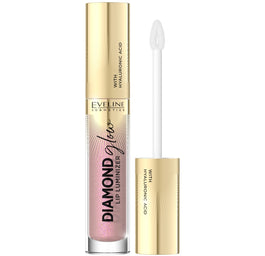 Eveline Cosmetics Diamond Glow Lip Luminizer błyszczyk do ust z kwasem hialuronowym 08 Honey Glam 4.5ml