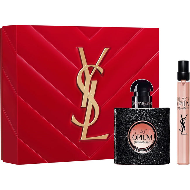 Yves Saint Laurent Black Opium Pour Femme zestaw woda perfumowana spray 30ml + woda perfumowana spray 10ml