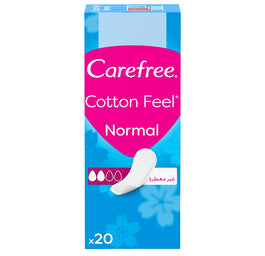 Carefree Cotton Feel Normal wkładki higieniczne nieperfumowane 20szt