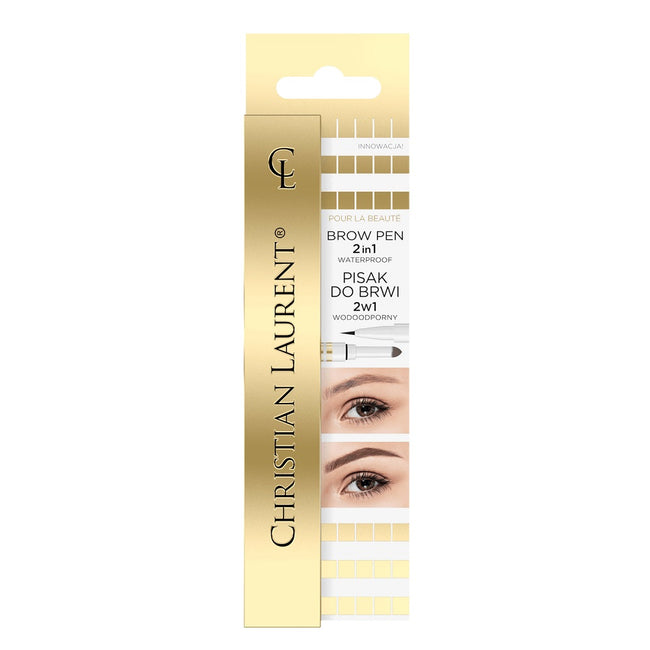 Christian Laurent Brow Pen 2in1 wodoodporny pisak do brwi 2w1