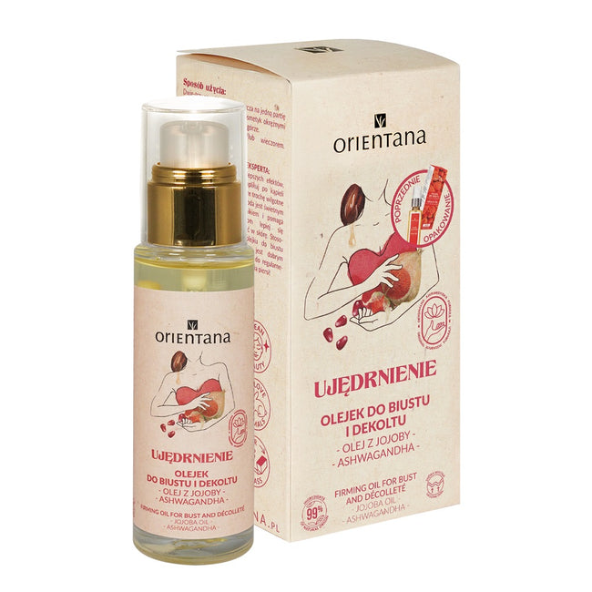 ORIENTANA Ujędrnienie olejek do biustu i dekoltu Olej z jojoby 30ml