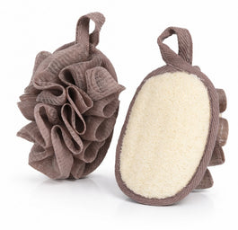 Ecarla Dwustronna gąbka do mycia ciała na mokro GB20