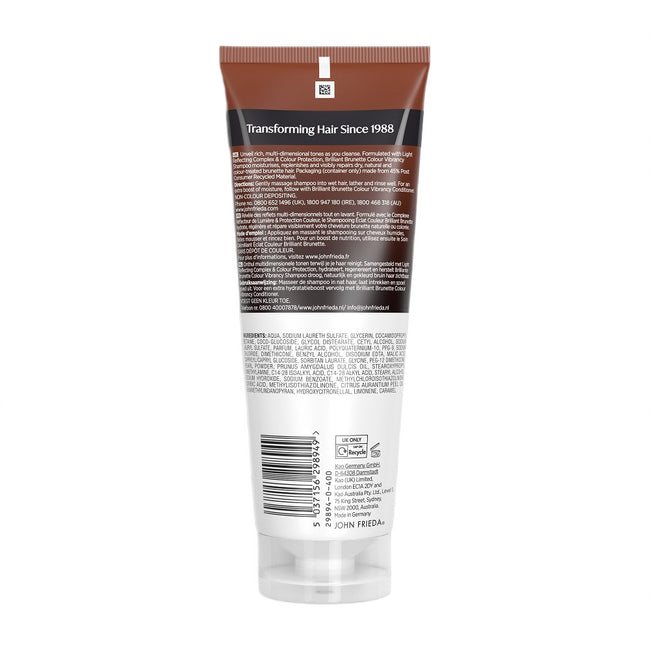 John Frieda Brilliant Brunette szampon do włosów brązowych 250ml