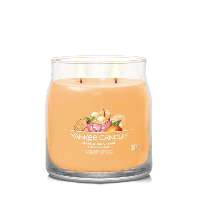 Yankee Candle Średnia świeca zapachowa Mango Ice Cream 368g