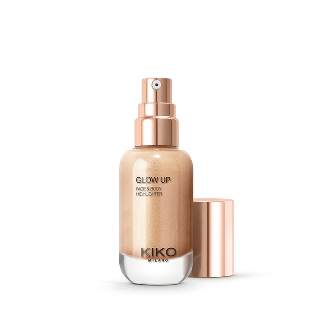 KIKO Milano Glow Up Face And Body Highlighter metaliczny rozświetlacz w płynie