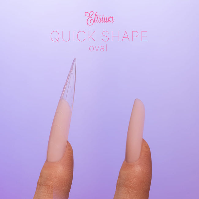 Elisium Quick Shape Nail Form Mini formy do przedłużania paznokci Oval 24szt