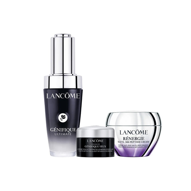 Lancome Genifique zestaw serum do twarzy 20ml + krem pod oczy 5ml + krem do twarzy 15ml
