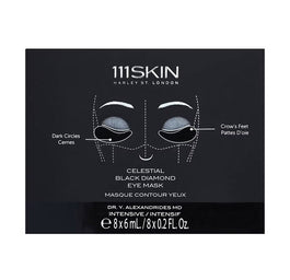 111Skin Celestial Black Diamond Eye Mask maska pod oczy 8x6ml