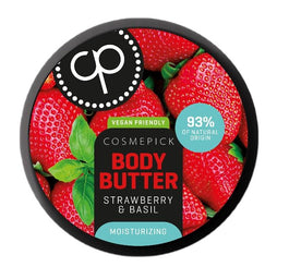 Cosmepick Body Butter masło do ciała z truskawką i bazylią 250ml