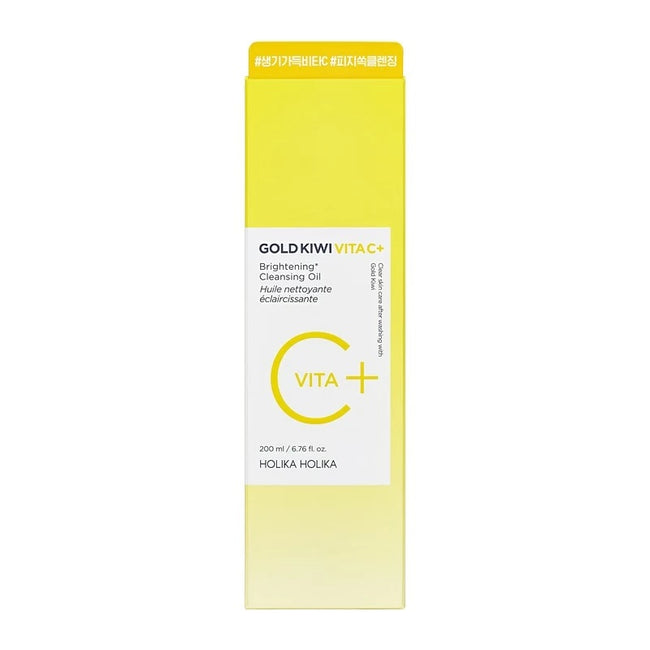 HOLIKA HOLIKA Gold Kiwi Vita C+ Brightening Cleansing Oil rozświetlający olejek do mycia twarzy 200ml
