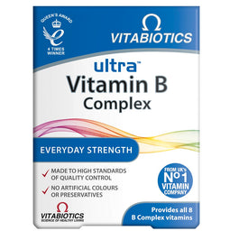 Vitabiotics Ultra Vitamin B Complex suplement diety 60 tabletek