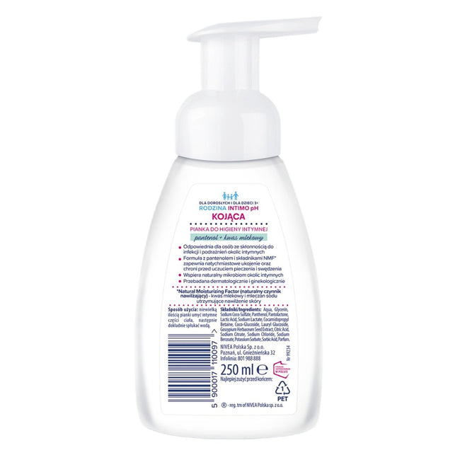 Bambino Rodzina Intimo pH kojąca pianka do higieny intymnej 250ml