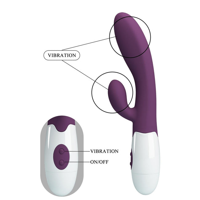 PRETTY LOVE Alvis wibrator z 30 funkcjami wibracji Dark Purple