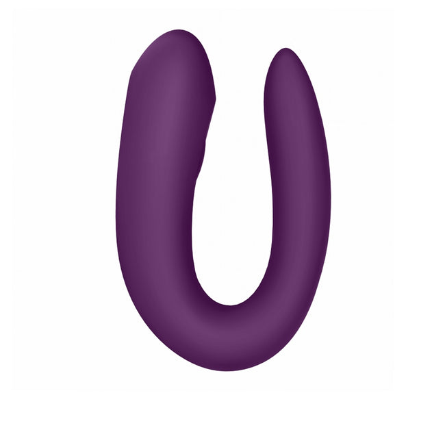Satisfyer Double Joy Partner Vibrator wibrator dla par sterowany aplikacją Violet