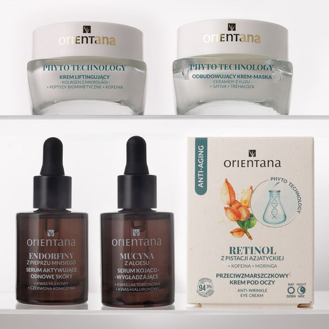 ORIENTANA Phyto Technology przeciwzmarszczkowy krem pod oczy Retinol 15ml