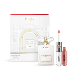 KIKO Milano Holiday Première Exclusive Beauty Gift Set zestaw pomadka w płynie 103 + woda perfumowana spray 50ml