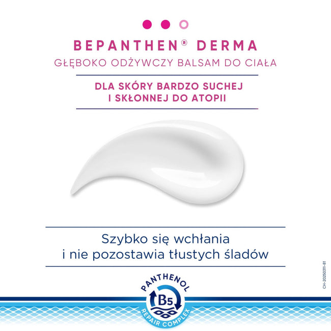 Bepanthen Derma głęboko odżywczy balsam do ciała 400ml
